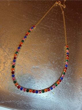 Kate Spade New York Shimmy Pavé Cubic Zirconia Tennis Necklace